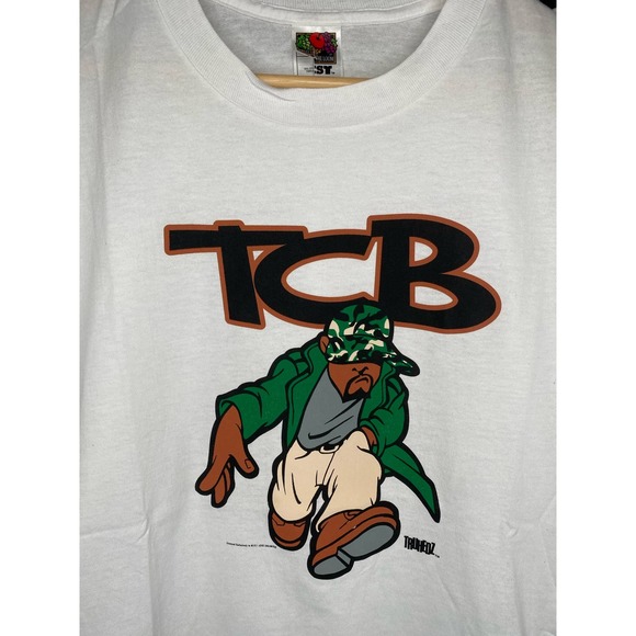 Vintage TCB Rap Graphic Men’s Large T-Shirt - Picture 2 of 4